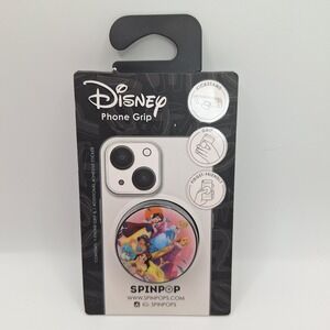 SPINPOP Disney Princesses Phone Grip Cable Organizer Fidget‎ Toy Kickstand